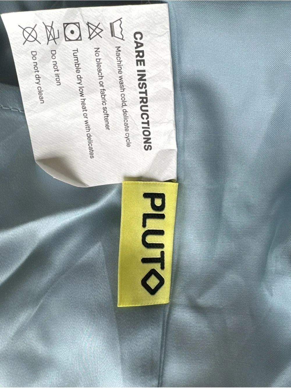 Pluto Light Blue Pillowcase — Silky-Soft Cooling Cover